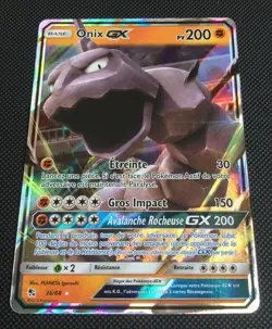 Carte Pokemon Onix Gx 36/68 SL11,5 Soleil Lune Destinees occultes Neuf Fr - Image 1