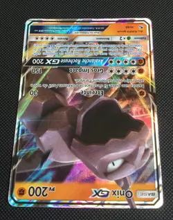 Carte Pokemon Onix Gx 36/68 SL11,5 Soleil Lune Destinees occultes Neuf Fr - Image 3