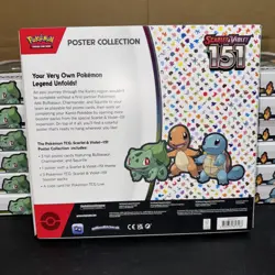 Pokemon TCG Scarlet & Violet 151 Poster Collection Box 3 Packs New Sealed(1 Box) 820650853166 - Image 2
