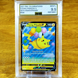 Pokemon Celebrations Classic Collection Flying Pikachu V 006/025 AGS Mint+ 9.5 - Image 1
