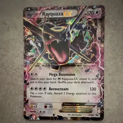 Pokemon Rayquaza EX Promo Holo XY69 Basic 170 HP Card English XY Set - Image 1