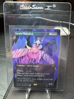 MTG Faerie Macabre #0134 Special Guest Lorwyn Eclipsed Foil Mythic Rare NM - Image 3