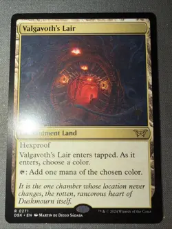 Valgavoth's Lair - Promo DSK NM MTG - Image 2