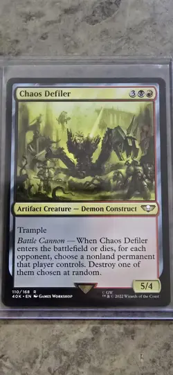 Chaos Defiler Universes Beyond: Warhammer 40000 Regular MTG Artifact - Image 1