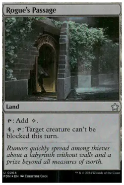 Foundations #264 Rogue's Passage Foil - Image 1