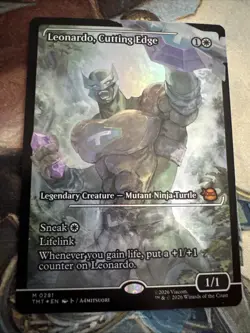 Leonardo, Cutting Edge (Showcase) Teenage Mutant Ninja Turtles Foil - Image 1