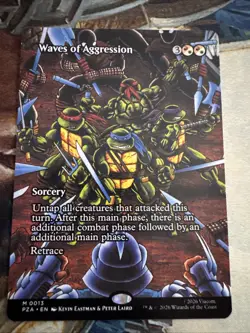 Waves Of Aggression TMNT Mtg Borderless - Image 1