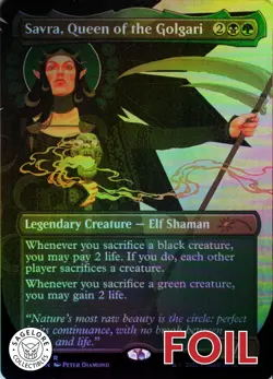 Savra, Queen of the Golgari - Foil - Secret Lair Rule the Room - 500 NM - Image 1