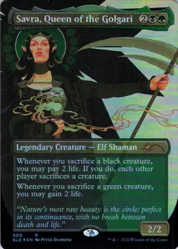 Savra, Queen of the Golgari - Foil - Secret Lair Rule the Room - 500 NM - Image 2