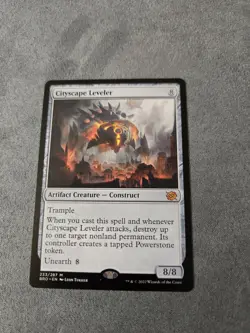 Wizards of the Coast Cityscape Leveler The Brothers' War Mythic Regular #233/287 - Image 1