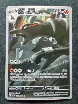 Houndoom 066/064 Illustration Rare Pokemon Shrouded Fable - Image 1