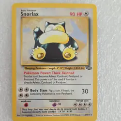 Pokemon Snorlax Jungle 27/64 Rare 90 HP Regular English Card - Image 1