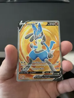 Lucario V - SWSH213 Pokemon TCG Promo SWSH: Sword & Shield Promo Card Near Mint - Image 1