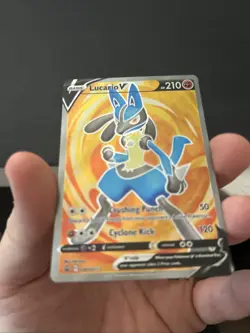 Lucario V - SWSH213 Pokemon TCG Promo SWSH: Sword & Shield Promo Card Near Mint - Image 2