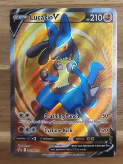 Pokemon TCG - SWSH - Black Star Promo - Lucario V SWSH213 - Promo Holo - NM - Image 1
