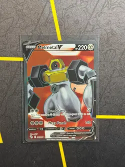 Melmetal V 075/078 - Pokemon TCG Go Sword & Shield Full Art Rare Card NM - Image 1