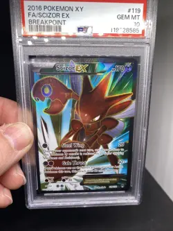 Pokemon XY Breakpoint Scizor EX #119/122 2016 PSA 10 GEM MT Card - Image 4