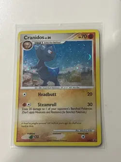 Cranidos DP07 Black Star Promo Holo- Vintage pokemon singles- LP - Image 1