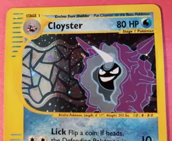 Pokemon Expedition Set Rare Holo Cloyster 8/165 Light Play See Pictures - Image 4