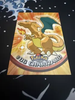 2000 Pokemon Topps Series 1 Charizard #06 - Basic Chrome - NM - Image 1
