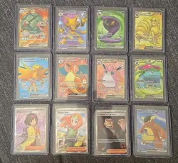 Pokemon TCG 151 Ultra Rare Lot of 12 - Charizard Zapdos Alakazam All NMOB - Image 1