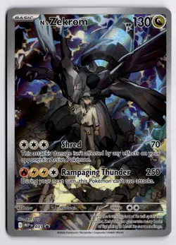 Pokemon Mega Evolution Promo N's Zekrom 031 Holofoil Promo Holo - Image 1
