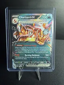 Pokemon TCG Charizard ex 196, Scarlet & Violet Promo Near Mint NM - Image 1