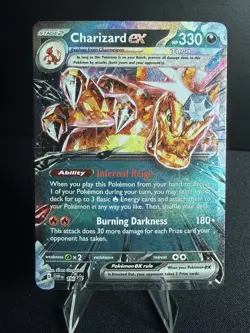Pokemon TCG Charizard ex 196, Scarlet & Violet Promo Near Mint NM - Image 3