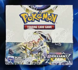 Pokemon 2022 Sword & Shield Brilliant Stars Booster Box TCG Sealed Nm Mint - Image 1