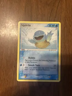 Pokemon Squirtle Basic 83/112 50 HP Nintendo Regular English 2004 - Image 3