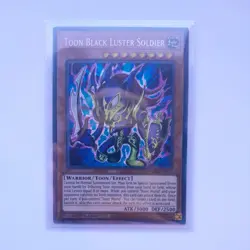 Yu-Gi-Oh! Toon Black Luster Soldier BLCR-EN065 1st Edition (Secret Rare) - Image 1