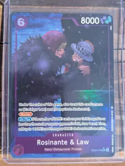 Rosinante & Law EB04-038 SR Alt Art One Piece TCG - Image 1