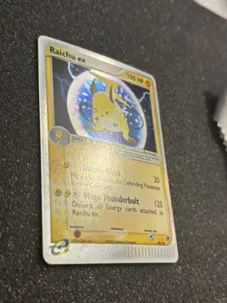 Pokemon TCG Raichu EX Sandstorm Card 98/100 Ultra Rare Holo Near Mint Condition - Image 2