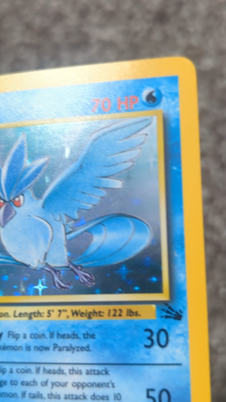 Articuno 2/62 Fossil Holo Pokemon TCG Vintage Card - Image 2