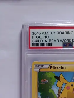 Pokemon Cards PSA Graded Pikachu PSA 9 XY Roaring Skies Stamped Build A Bear - Image 2