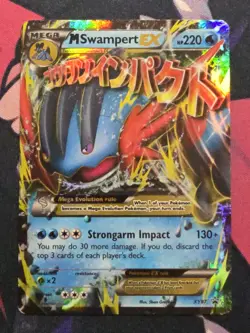 M Swampert EX XY87 XY Pokemon Card Promo Holo MP - Image 1