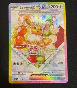 Pokemon Eevee EX 174 Prismatic Evolutions Promo Card NM - Image 1