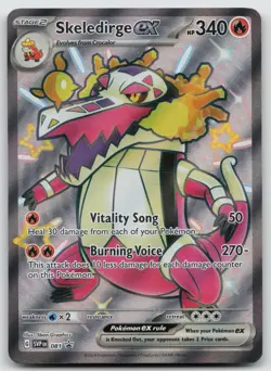 Skeledirge ex SV: Scarlet & Violet Promo Cards 081 Promo Fire NM - Image 1