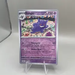 Pokemon Gengar TCG Scarlet & Violet 151 Card 094/165 Reverse Holo NM - Image 1