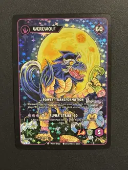 Dead World TCG Werewolf 171/184 Holo Rare Card Kickstarter 2025 - Image 1