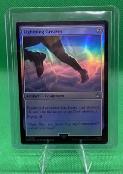 Lightning Greaves - Universes Beyond: Doctor Who (WHO) Foil MTG Trading Card - Image 1
