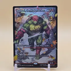 TMNT Raphael, the Nightwatcher 0287 Legendary Creature Red 2/3 - Image 1