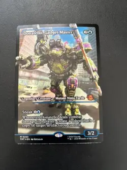 MTG- Donatello, Gadget Master x1 - TMNT - Showcase FOIL - Image 1