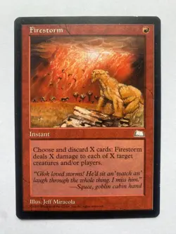 Firestorm - Weatherlight - MTG - Reserved List - MP - Magic the Gathering - Image 1