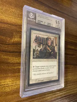 MTG✨MOTHER OF RUNES✨Urza’s Legacy BGS 9.5 GEM MINT UNCOMMON Creature POP 3 ! - Image 3