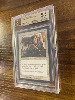 MTG✨MOTHER OF RUNES✨Urza’s Legacy BGS 9.5 GEM MINT UNCOMMON Creature POP 3 ! - Image 4