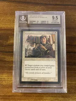 MTG✨MOTHER OF RUNES✨Urza’s Legacy BGS 9.5 GEM MINT UNCOMMON Creature POP 3 ! - Image 5