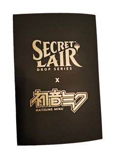 MTG English Secret Lair Hatsune Miku Sakura Superstar rainbow foil Open Box - Image 2