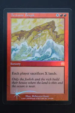 Magic The Gathering MTG TECTONIC BREAK FOIL Mercadian Masques NM Near Mint - Image 1