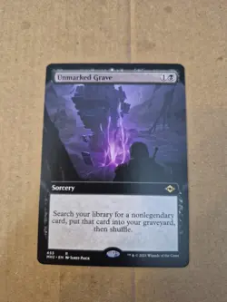 Unmarked Grave (Extended Art) Modern Horizons 2 Regular - Image 1